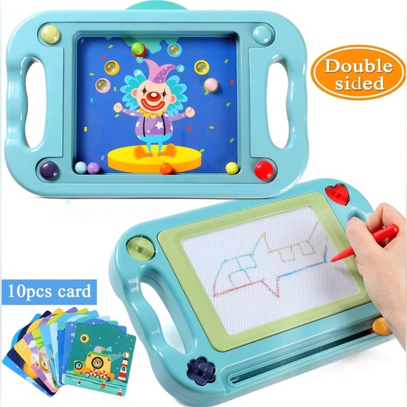 2 Side Magnetic Erasable Doodle Writing Pad | NIB - Picture 5 of 11